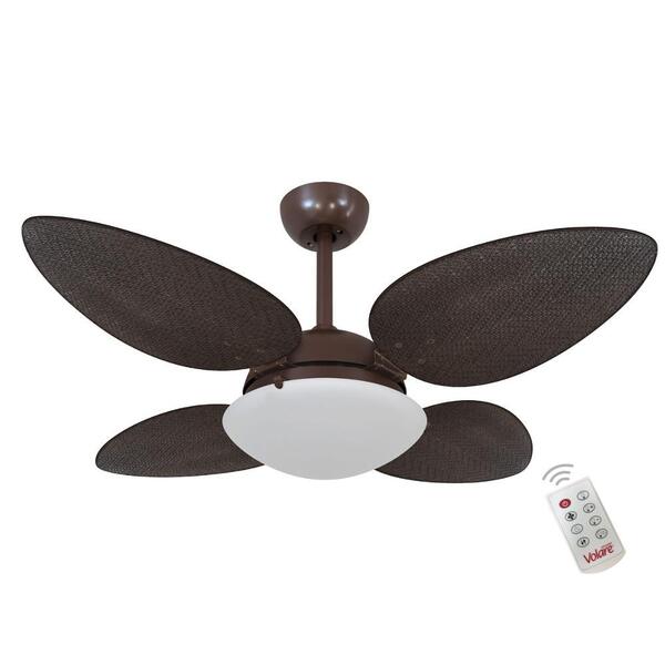 Ventilador Volare P Palmae Tabaco 127v E Controle Remoto