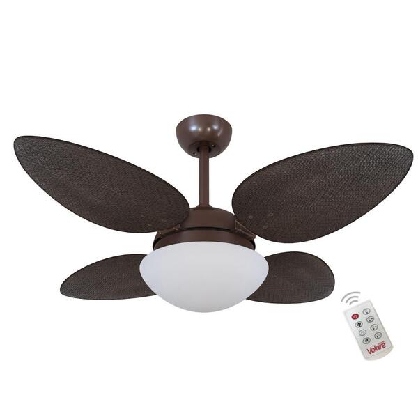 Ventilador Volare P Palmae Tabaco 127v E Controle Remoto
