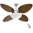 Ventilador Volare P Palmae Tabaco 127v E Controle Remoto
