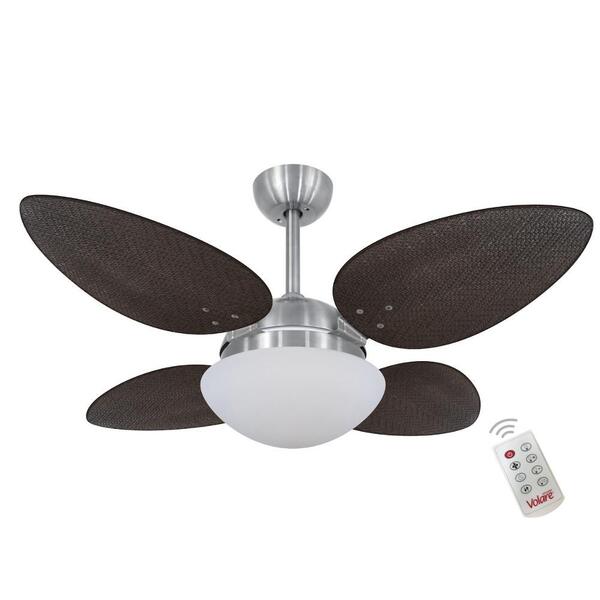 Ventilador Volare P Palmae Tabaco 127v E Controle Remoto