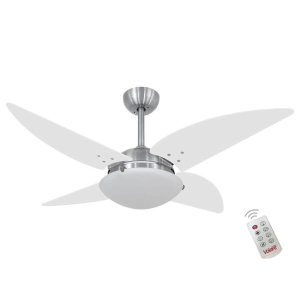 Ventilador Volare Quad Branco 220v E Controle Remoto
