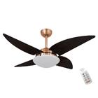 Ventilador Volare Quad Tabaco 220v E Controle Remoto