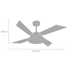 Ventilador Volare Tech Branco 127v E Controle Remoto