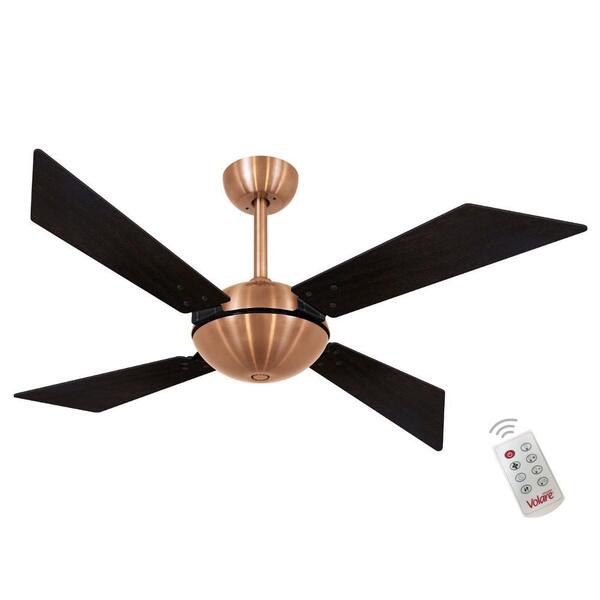 Ventilador Volare Tech Off Tabaco 127v E Controle Remoto