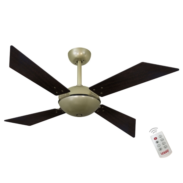 Ventilador Volare Tech Off Tabaco 220v E Controle Remoto