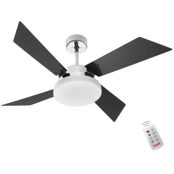 Ventilador Volare Tech Preto 220v E Controle Remoto