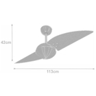 Ventilador Volare Turbo Off Titanio 127v E Controle Remoto