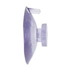 Ventosa Botão para Vidro e Espelho 40mm PVC Incolor 3 peças