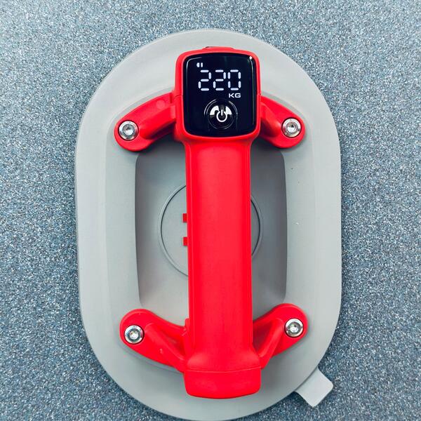 Ventosa Oval Com Bomba À Vácuo Automática Digital 220 Kg