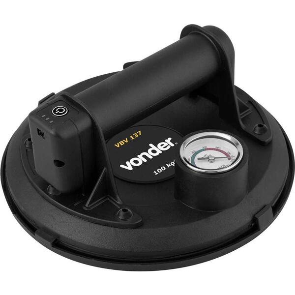 Ventosa Simples 200mm 100kg Bateria 3,7v Com Bomba De Vácuo V