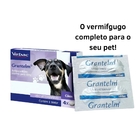 Vermífugo Interno Para Cães Grantelm C/ 4 Comprimidos Virbac