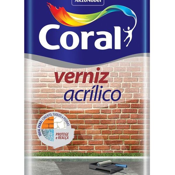Verniz Acrílico Coral Incolor Lata 18 Litros