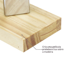 Verniz para Madeira Base Solvente Acetinado Tripla Proteção Incolor 900ml Luxens