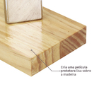 Verniz para Madeira Base Solvente Brilhante Tripla Proteção Incolor 900ml Luxens