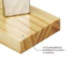 Verniz para Madeira Base Solvente Brilhante Ultra Proteção Incolor 900ml Luxens