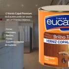 Verniz Copal Eucatex Incolor 900ml Base Solvente