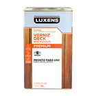 Verniz Deck para Madeira Base Solvente Semibrilho Natural 18L Luxens