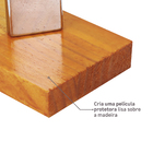 Verniz Deck para Madeira Base Solvente Semibrilho Pronto para Uso Natural 3,6L Luxens