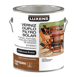 Verniz Duplo Filtro Brilhante Ipe 3 6l Luxens Leroy Merlin