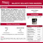 Verniz Isolante Incolor 3 6l Majestic Renner - Unico