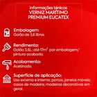 Verniz Maritimo Premium Eucatex Acetinado 3600ml Base Solvente