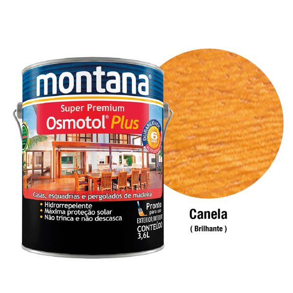 Verniz Osmotol Plus Super Premium 3 6lt Canela Brilhante