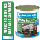 Verniz Polisten Base Água Acqua Eco Sayerlack 900ml Cores Mog