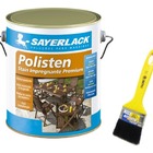 Verniz Polisten Transparente 3,6l + Trincha Média 519 Tigre