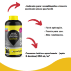 Verniz Protetor Para Pisos Paredes Cimento Queimado Quartzoli