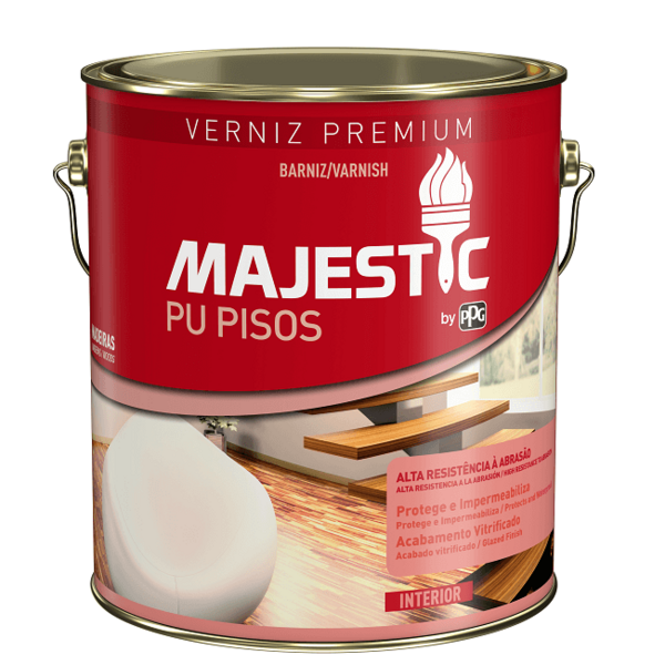 Verniz Pu Pisos Brilhante 3 6l Majestic Renner - Unico