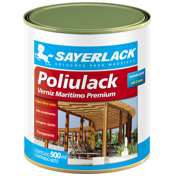 Verniz Sayerlack Poliulack Brilhante Natural 900ml