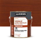 Verniz para Madeira Base Solvente Acetinado Ultra Proteção Mogno 3,6L Luxens