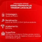 Verniz Tingidor Para Madeira Lukscolor Mogno 900ml Mogno