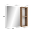 Verona Armario 60 - Br/carvalho