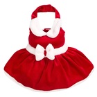 Vestido De Natal Para Cachorro Vermelha - Tam. Pp