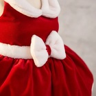 Vestido De Natal Para Cachorro Vermelha - Tam. Pp
