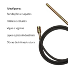 Vibrador De Concreto V32 Sem Motor Mangote 5 Metros Buffalo