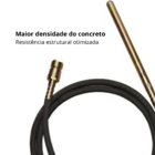 Vibrador De Concreto V32 Sem Motor Mangote 5 Metros Buffalo
