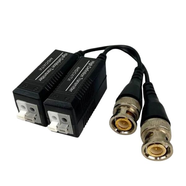 Video Balun Transmissor Engate Rápido/pressão 300x600m 4pçs