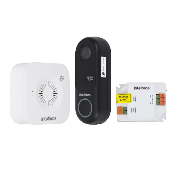 Vídeo Porteiro Doorbell Wi-Fi Allo com Campainha  W3+ Intelbras