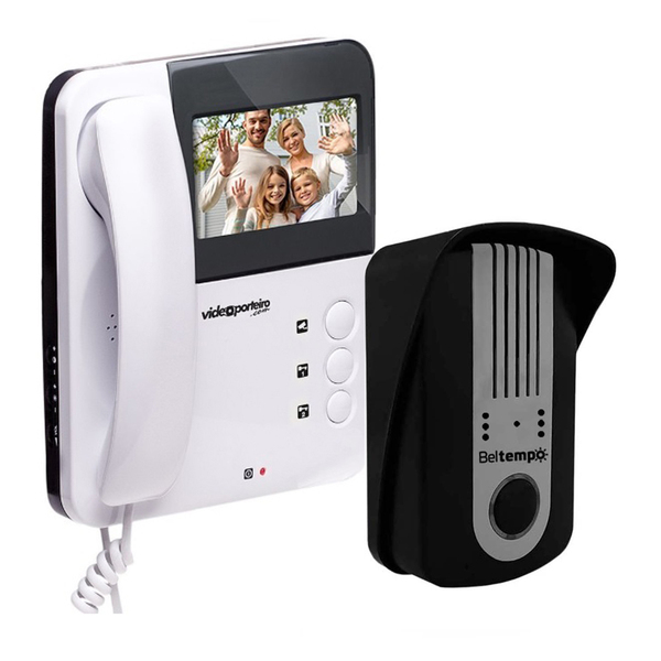 Vídeo Porteiro Interfone Câmera Visão Noturna Tela Lcd Vp6 -