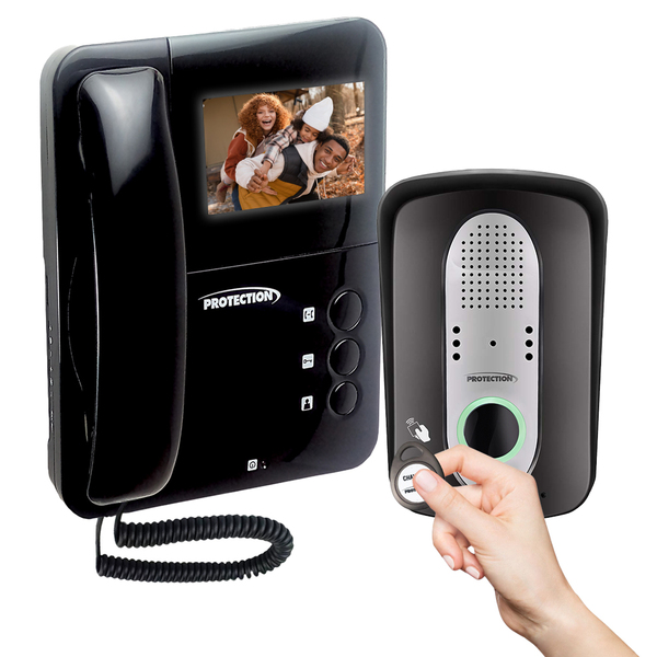 Vídeo Porteiro Interfone Inviolável Acesso Tag Rfid Protectio