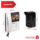 Vídeo Porteiro Interfone Inviolável Acesso Tag Rfid Protectio