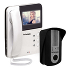 Vídeo Porteiro Inviolável Vp3 Branco/Cinza Com Câmera De Visã