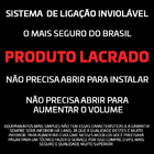 Vídeo Porteiro Inviolável Vp3 Preto/Preto Com Câmera De Visão
