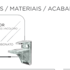 Vidrio-r1060-inc Prateleira De Vidro Incolor De 8mm Com Supor
