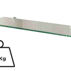 Vidrio-r2060-inc Prateleira De Vidro Incolor De 8mm Com Supor