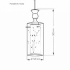 Vidro De Reposição Pendente Td 292 Taschibra