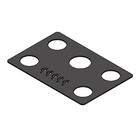 Vidro Preto Para Cooktop 5 Bocas Terim