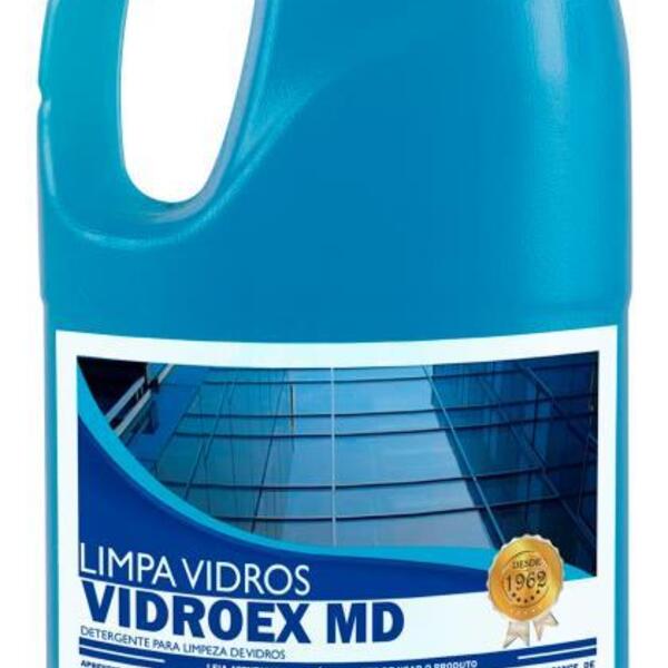 Vidroex Md - Detergente Para Limpeza De Vidros - Md - 2 Litros